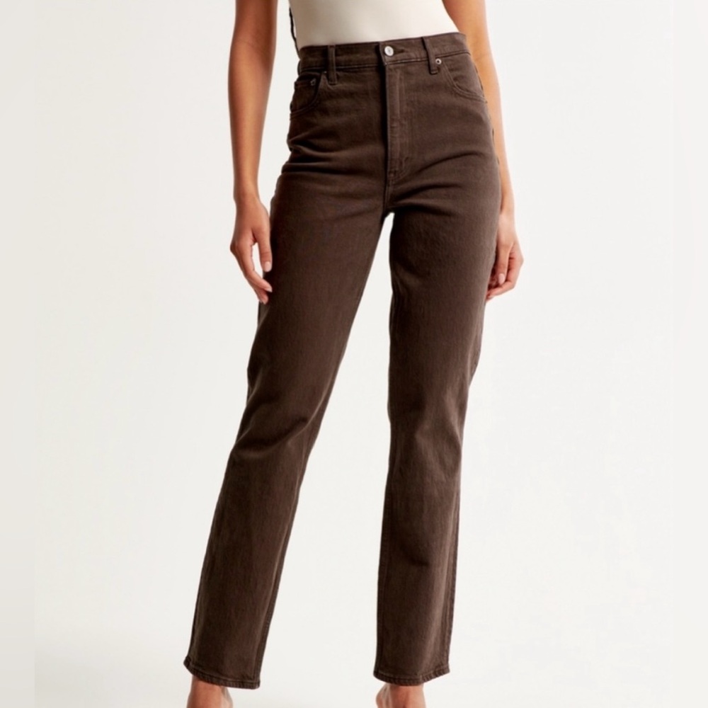 Abercrombie & Fitch The 90’s Straight Ultra High Rise Jeans